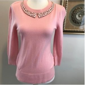 Kate spade pan collar sweater Size Small like new